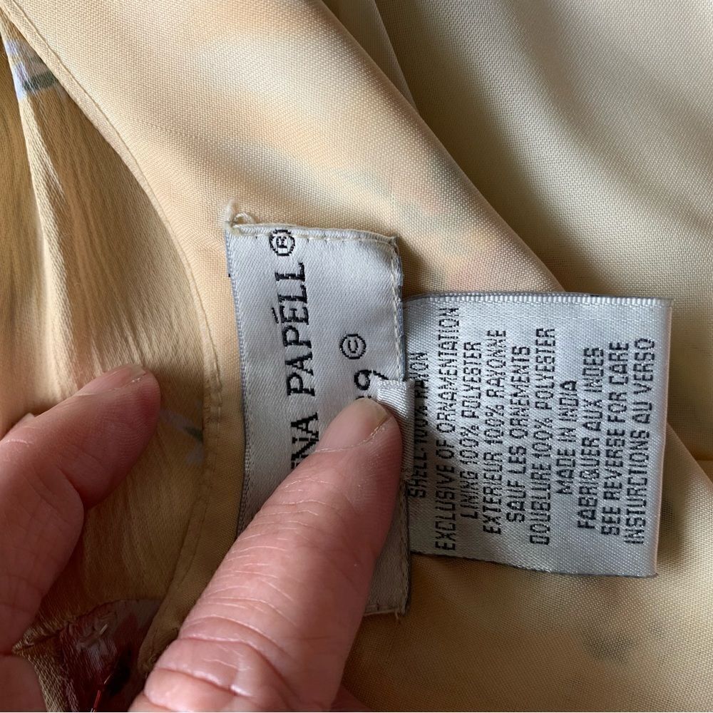 Adrianna Papell beaded evening dress size 2 - Picture 8 of 9